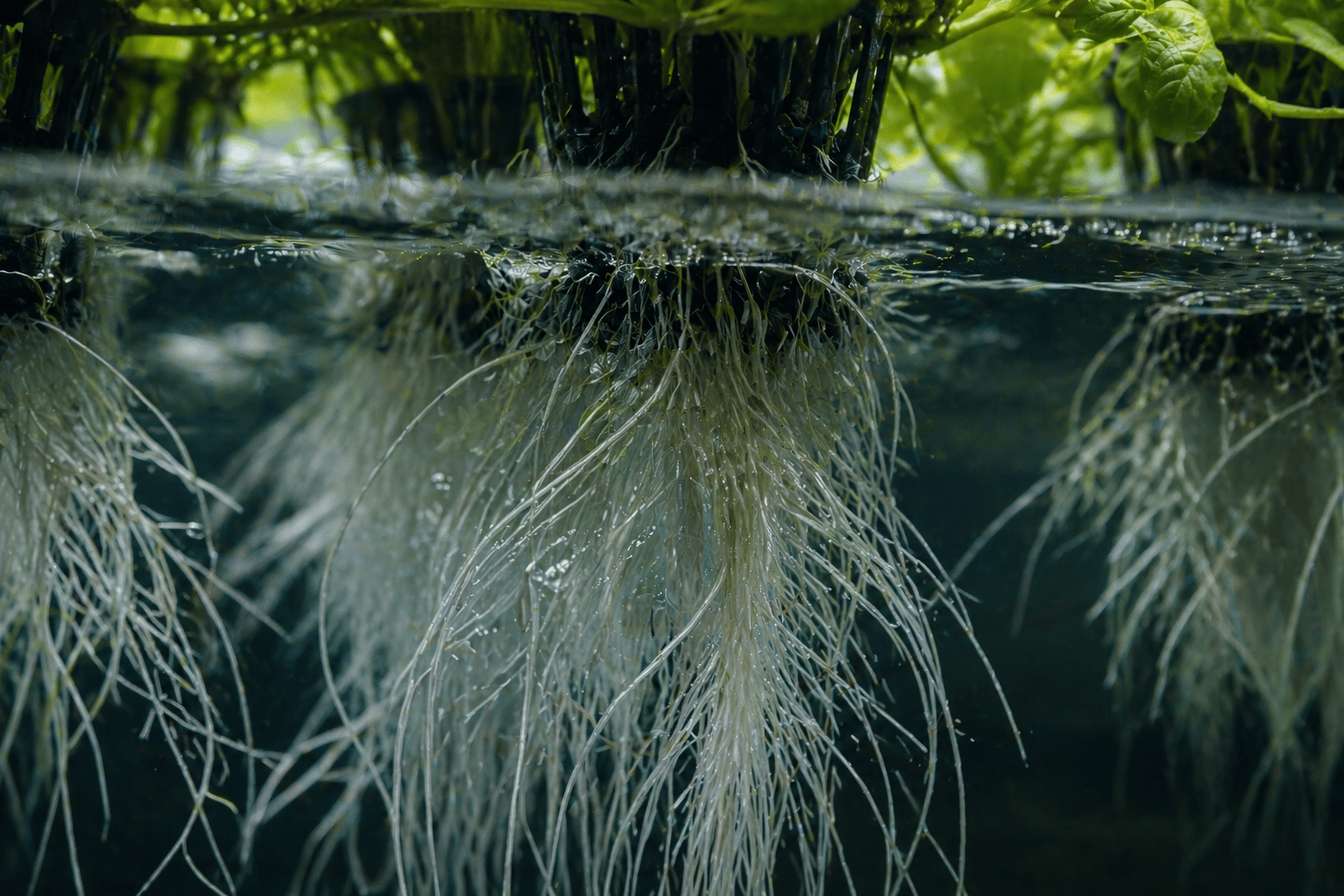 hydroponic-roots-water-system